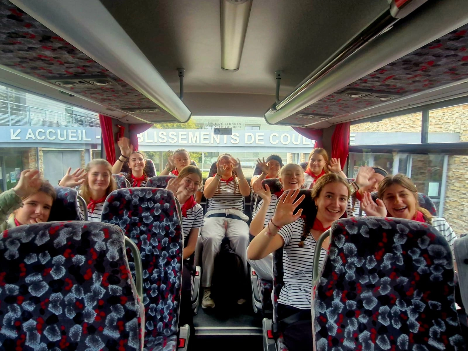 Top départ pour Lourdes 😊