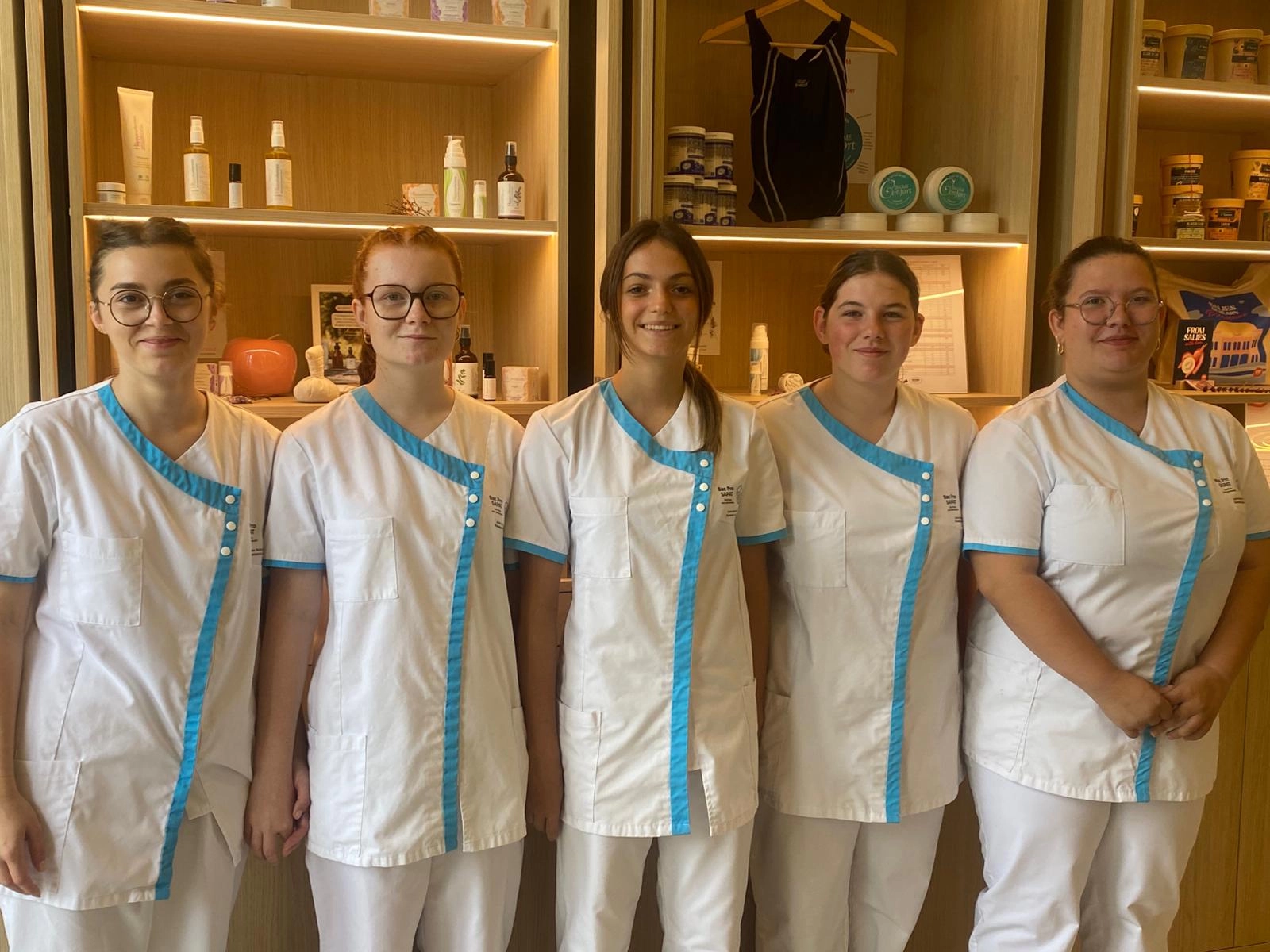 La belle équipe aux thermes.