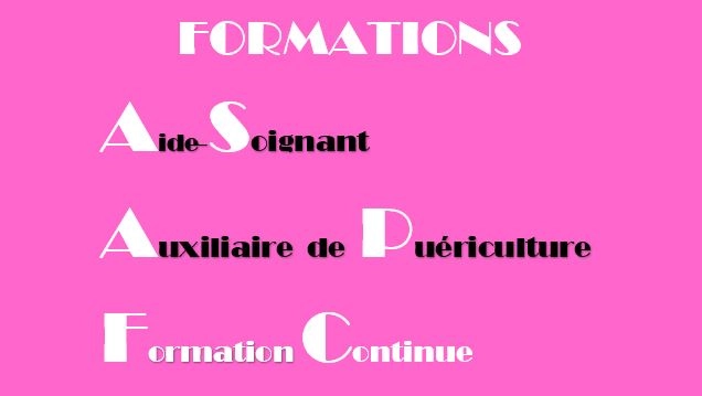 Formations: IFAS-IFAP-Continue et par apprentissage