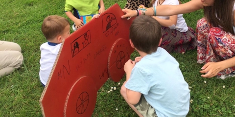 Préparation du spectacle des petits à l'aide des 2nde SAPAT 10