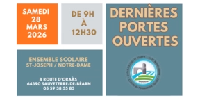 Prochaines portes ouvertes